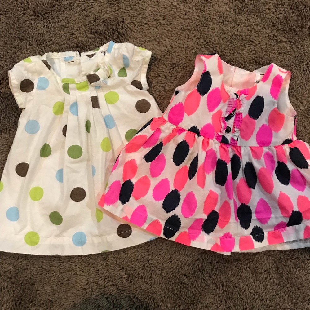 Lot of 2 Carter’s Newborn Sundresses